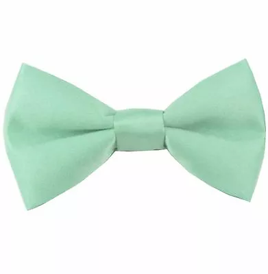 Boy's Straigt Cut Solid Pre-tied Bow Tie Kid's Bowtie Wedding Party Formal • $9.89