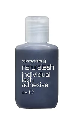 Salon System Ind Lash BLACK Adhesive 15ml Semi-Permanent Individual Eyelash Glue • £5.69