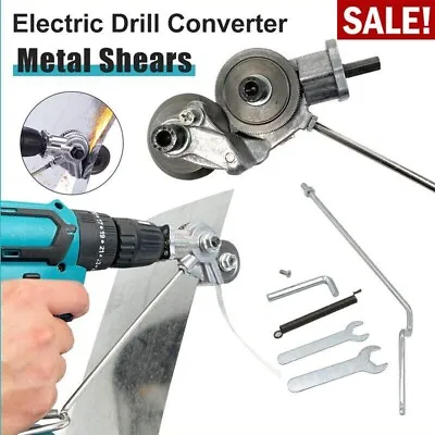 Electric Drill Shears Plate Cutter Attachment Metal Sheet Cutter Nibbler Saw US • $11.49