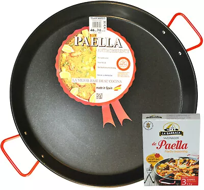 Paella Pan Non-Stick 30cm  Non Stick Paella Pan + Authentic Spanish GIFT • £22.49