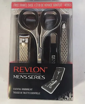 Revlon Men's Series Grooming Kit 4 Piece Set With Travel Case • $9.99