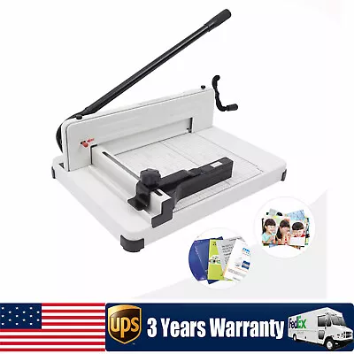 Professional Paper Trimmer Manual Guillotine Paper Cutter Heavy Duty Metal Base • $155
