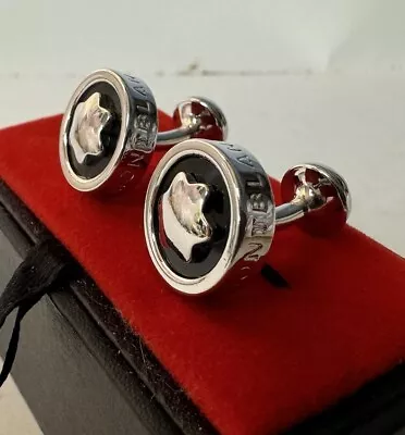 Men’s Montblanc Round Stainless Steel Star Shirt Cuff Cufflinks Jewelry • $68.95