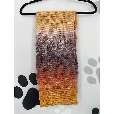 Cejon NWT Ombre Multi Neutral Color Loop Infinity Knit Ragged Scarf One Size New • $9.99