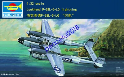 Trumpeter 02227 1/32 Lockheed P-38L-5-LO Lightning Plastic  Model Kit • $103.88