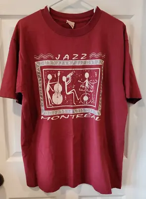 VTG Watson's Canada Jazz Montreal T-shirt - Single Stitch - Sz XL • $30