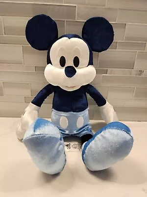 16  Disney Mickey Mouse Monochrome Blue Limited Edition Plush Doll • $15