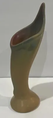 Van Briggle Bird Of Paradise Art Pottery Asymmetrical Vase 8.5” Becky Hansen  V3 • $64.50