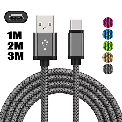 $8.78 • Buy USB To Type C Charger Cable 3A Fast Charging Lead Data Cord For Samsung Oneplus