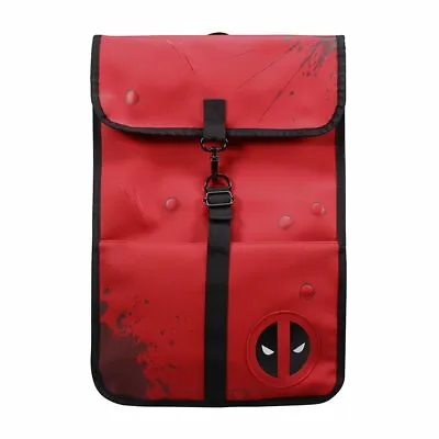 Official Marvel Comics Deadpool Large Backpack Rucksack School Bag • £44.95