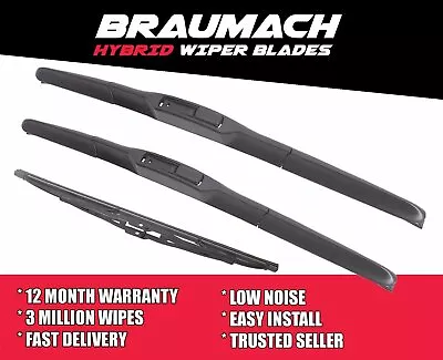 Wiper Blades Hybrid Aero Land Rover Discovery (For Series 1) SUV 1991-1999 FRONT • $59.95