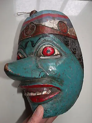 Rare Antique Large Topeng Wayang Festival Mask Ramayana Vishnu No Keris Asmat • $645