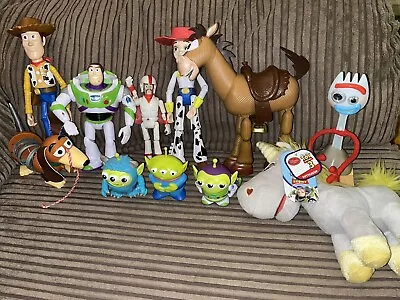 £0.99 • Buy Large Bundle Of Disney Toy Story Toys Figures Dolls Woody Buzz Jessie Bullseye