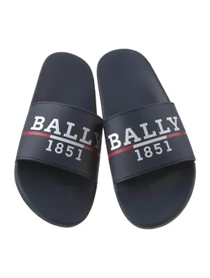 Bally Samuel Men's 6238703 Ink Rubber Pool Slide Sandals MSRP $185 NEW • $119.99
