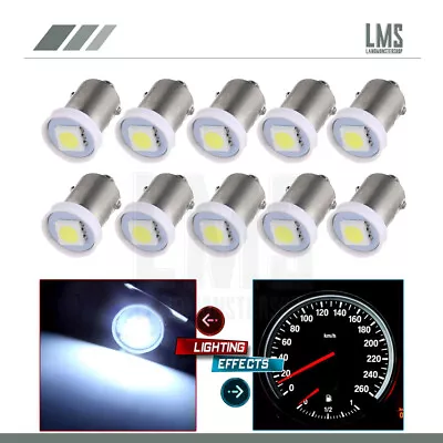 10X BA9S 1SMD LED Indicator Panel Dash White Clock Ash Tray Light For Chevrolet • $9.49