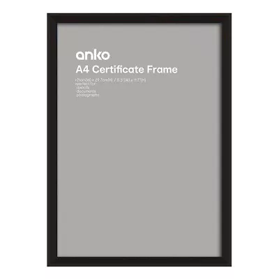 Norway Certificate Frame - A4 Black • $3.30