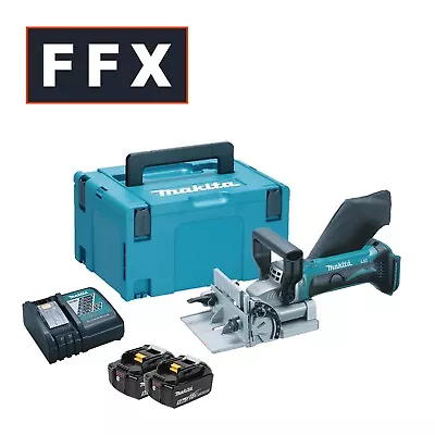 Makita DPJ180RTJ 18v  LXT Biscuit Jointer Battery Charger 5ah Kit • £414.81