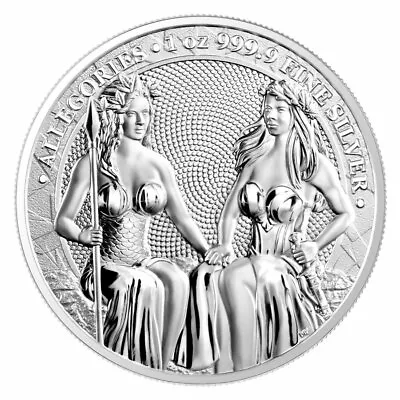 $40.76 • Buy 2021 Germania Mint Allegories Germania & Austria 1 Oz Silver Medal BU 
