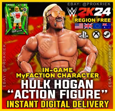 🔥WWE 2K24 Hulk Hogan Ichiban MyFaction Character Skin DLC (NO ACTION FIGURE)🔥 • $34.99