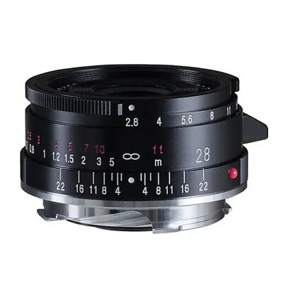 Voigtlander VM-Mount 28mm F2.8 Type II COLOR-SKOPAR Aspherical Black BRAND NEW • $576