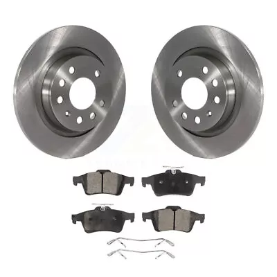 For Saab 9-3 9-3X With Solid Rotor Rear Disc Brake Rotors And Ceramic Pads Kit • $71.33