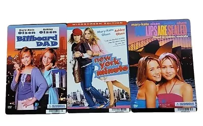 Olsen Twins BLOCKBUSTER Movie Backer Card Mini Poster Mary-Kate And Ashley Olsen • $7.67