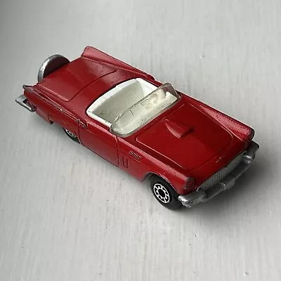 Matchbox MB42 Red 1957 Ford Thunderbird White Int Clear Glass • $6.20