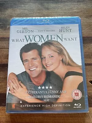 What Women Want (2000) Mel Gibson Helen Hunt Blu-Ray BRAND NEW • $10