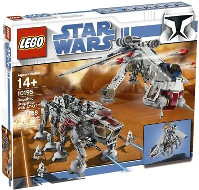 LEGO Star Wars  10195 REPUBLIC  DROPSHIP  WITH  AT-OT  Brand New In Box • $3150