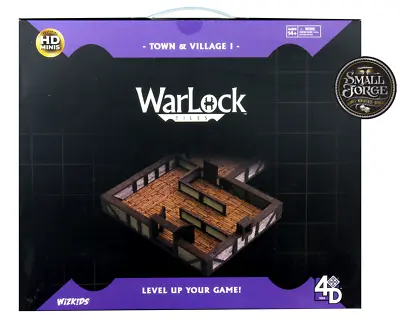 $150 • Buy WarLock Tiles - TOWN & VILLAGE, Boxed & Painted. NEW & FREE POSTAGE