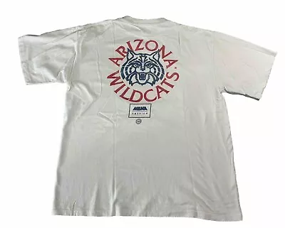 Vintage 90’s University Of Arizona T Shirt “Bear Down” All Sport XL Made In USA • $19.99