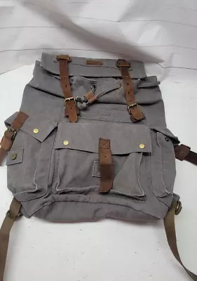 Kattee Canvas Heavy Duty Backpack Rucksack • $49.99