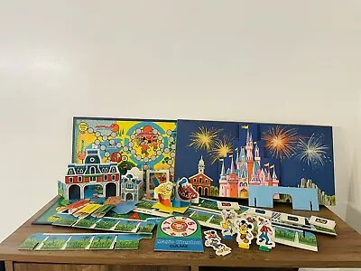 A Visit To Walt Disney World Magic Kingdom Vintage 1972 Board Game - Incomplete • $39.99