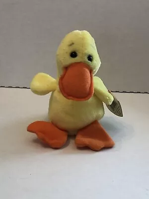 Ty Beanie Babies Baby Quackers The Duck Plush Toy (4024) 1993 • $8.49