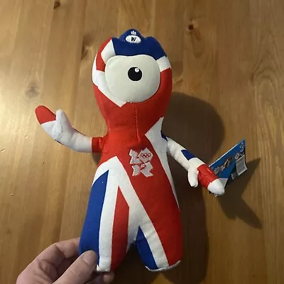 London 2012 Olympics Wenlock Union Flag Official Soft Toy - New With Tags • £6