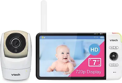 VTech VM919HD Video Baby Monitor 7  720p HD Display 360° Pan & Tilt 110°...  • £183.99