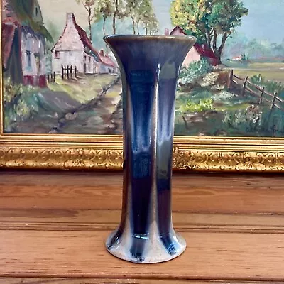 Cliftwood Pottery (Morton IL) Blue Grey Vase Arts&Crafts Mission 7.75 X 3.25   • $24