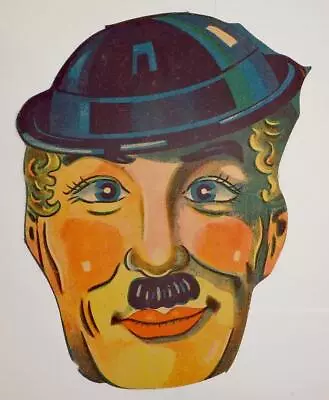 Pre War Japan Vintage Paper Mask- Charlie Chaplin • $26.25