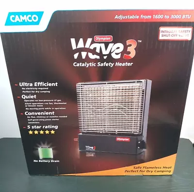 Camco - Olympian Wave 3 - Catalytic Safety Heater (3000 BTU) • $298.95