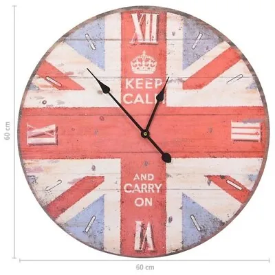 Vintage Wall Clock UK 60 Cm • £29.95