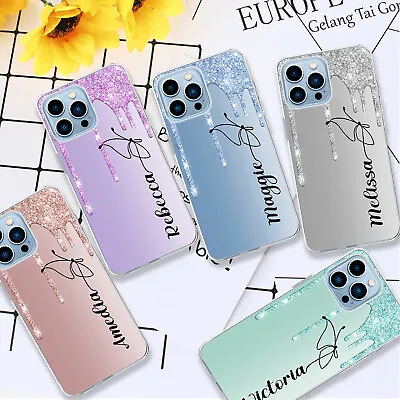 Fancy Personalised Silicone Phone Case Cover For IPhone 15 Pro 14 13 12 11 SE XR • $7.58