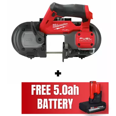 Milwaukee 2529-20 M12 Fuel Cordless Brushless Compact Band Saw + 5.0ah Battery • $265.99