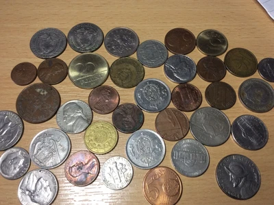£10 • Buy Job Lot Foreign Coins