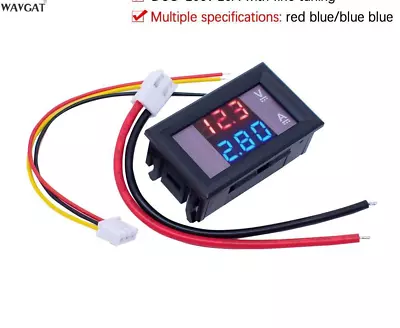 Digital Voltmeter Ammeter Dual Display Voltage Detector Current Meter Panel Amps • $9.74