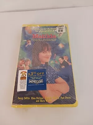 1996 RARE Matilda Yellow Clamshell VHS Sealed Vintage Film • $30