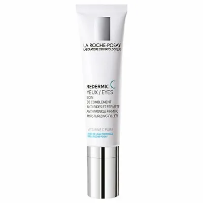 LA ROCHE-POSAY Redermic C Eyes 15 ML Anti Wrinkle Firming Moisturizing Filler • $37.18