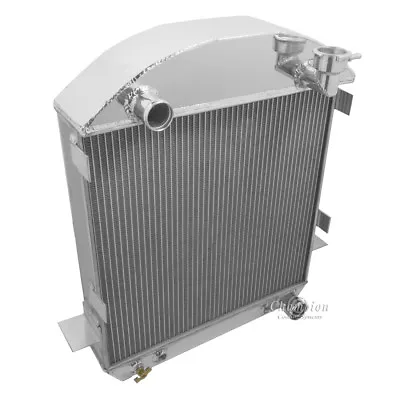 4 Row RS Champion Radiator For 1917 - 1927 Ford T-Bucket Chevy Configuration • $300.75