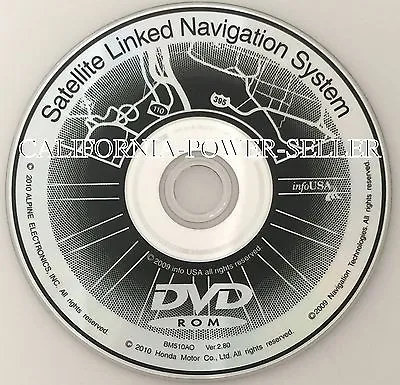 $94.88 • Buy 2003 2004 2005 Honda Pilot EXL EX Satellite Navigation DVD Map 2011 Update V2.80