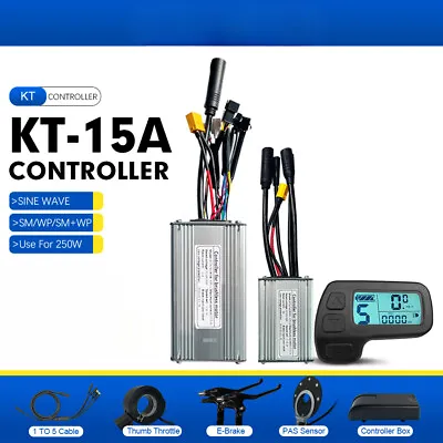 Electric Bike Controller 36V 48V 15A Waterproof 6 Mosfet Controller With Display • $191.73