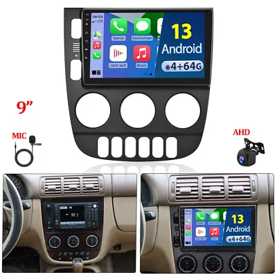 Carplay GPS Car Stereo Radio 4G+64G For Mercedes Benz W163 ML320 AMG ML500 350 • $219.99